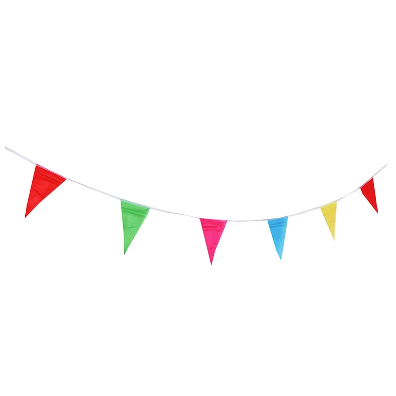 Праздничный декор 8 м цветной флаг Вымпел нить баннер для праздника Вечерние | Дом
