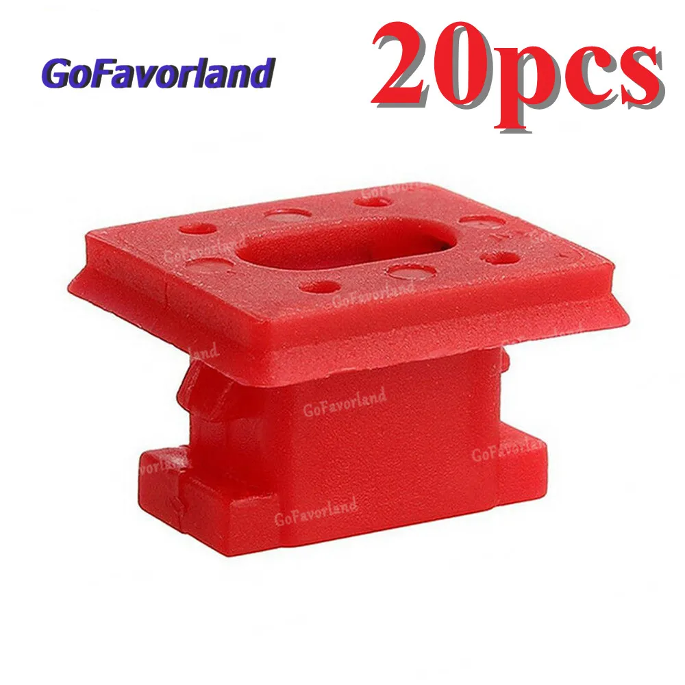 20 шт. крепежные пряжки для приборной панели автомобиля фиксированный зажим