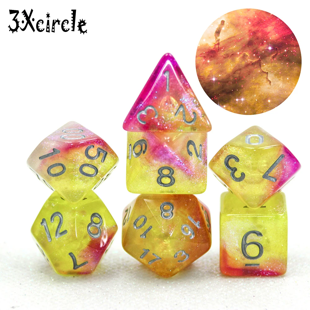Набор цифровых игральных костей с вселенной уникальным эффектом|Настольные