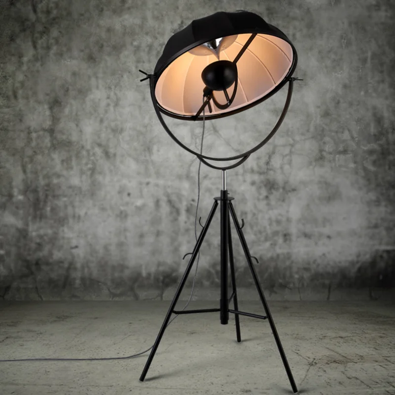 Lámpara de pie moderna con adornos de Fortuny, luz de estudio fotográfico...