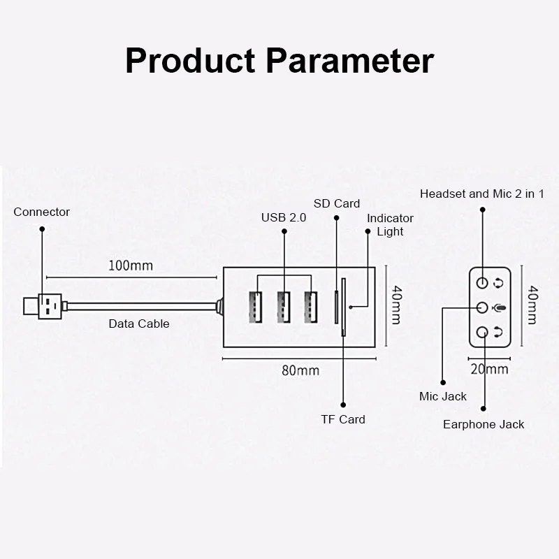 

USB C HUB 3.0 Type C HUB Splitter for MacBook Pro Surface USB 3.0 HUB Adapter With Card Reader USB 3 Port HUB for PC Laptop