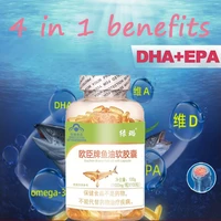 omega 3 fish oil capsule 1000 mg designed to support heart brain joints skin with epa dha vitamins e non gmo food supplement