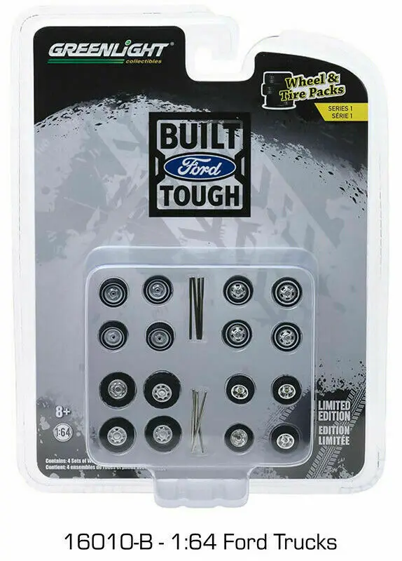GreenLight 1:64 Автомобильный кузов серия 1 ГРУЗОВИК FORD колесо и упаковка шин игрушечный