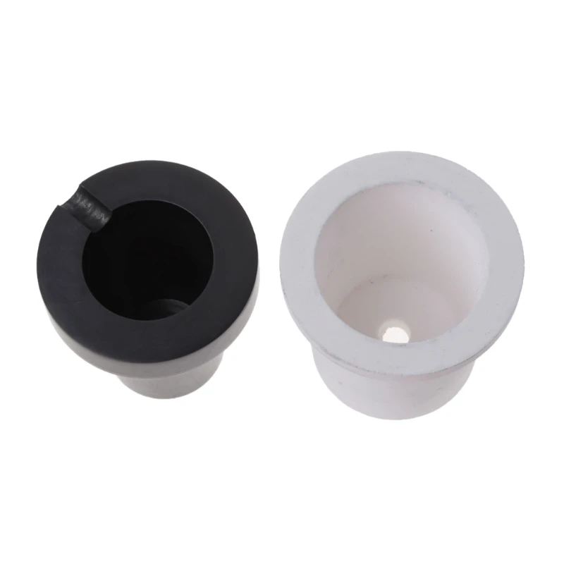 

2Pcs 700g Graphite Crucible Quartz Gold Silver Melting Crucible Cup Kit Tools K3KF