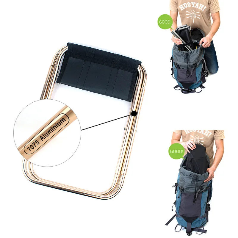 Легкие садовые стулья уличный портативный складной стул для рыбалки и кемпинга