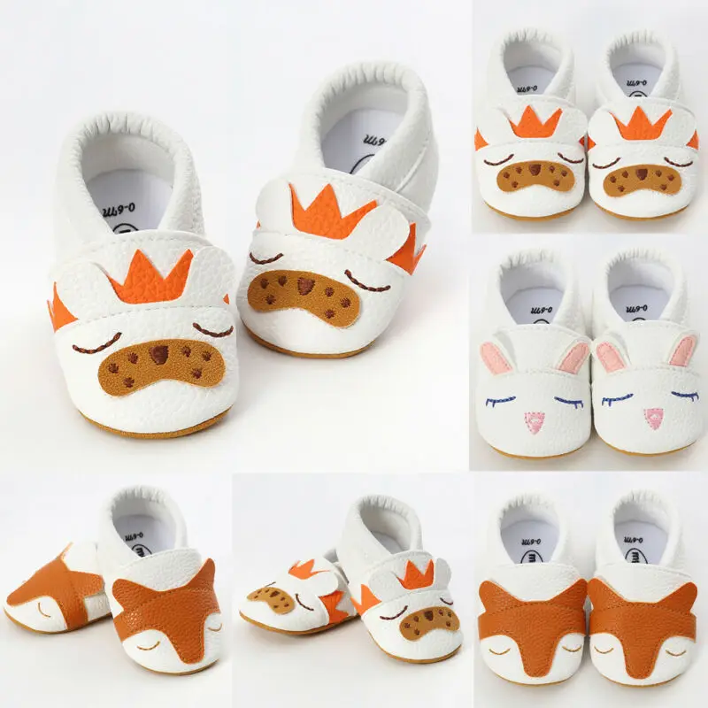 Мягкие кожаные туфли для малышей с имитацией новорожденных мальчиков и девочек