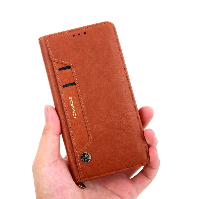 Чехол для iPhone XR Xs Max 11Pro роскошный двухсторонний держатель карт Магнитный флип