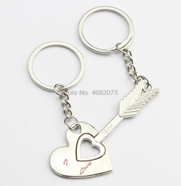 by DHL/Fedex 1000set Design key Chain Arrow Pendant I Love You Couple keychain Surprised Valentine's Day Gift Custom | Автомобили и