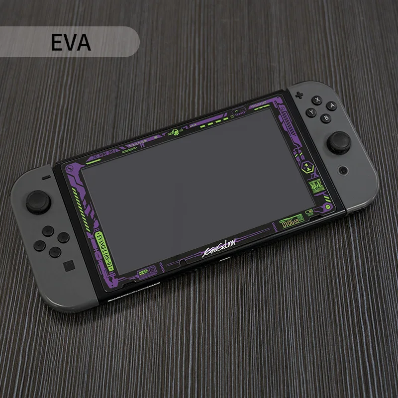 purple eva theme case for nintendo switch protective case tempered glass screen protector plastic case can put in dock free global shipping
