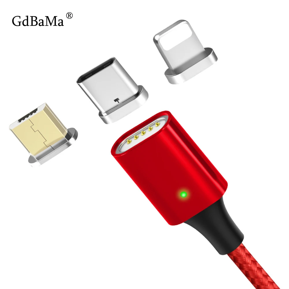 Новый микро Тип USB C Магнитный кабель Магнит для мобильного телефона Быстрый