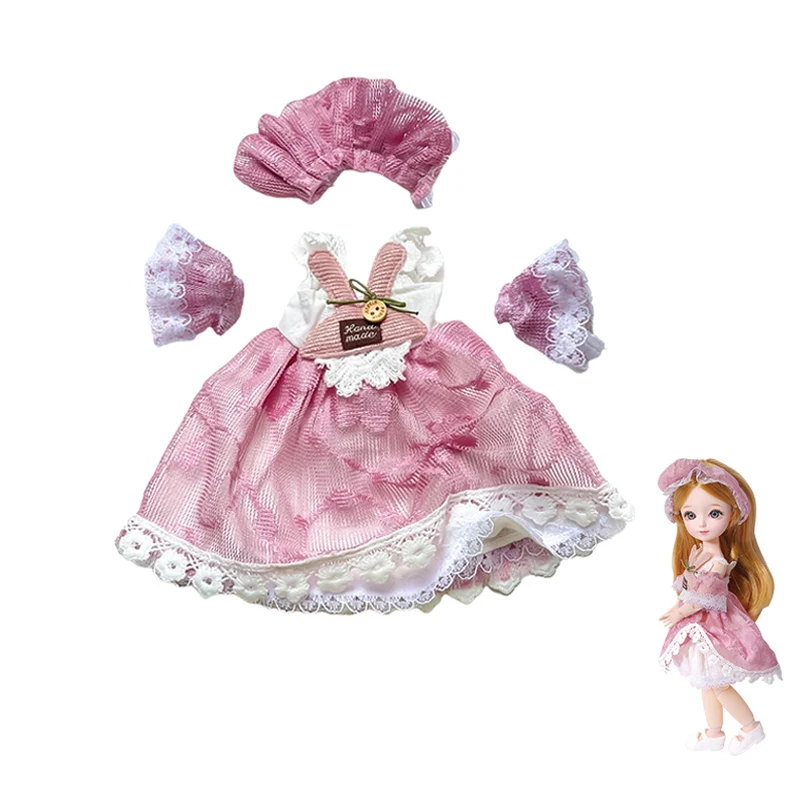 

High quality 1/6 Doll Clothes for 31cm BJD Doll Fashion Dress Skirt Outfit General Dress for Girl Toy Accessories Gift