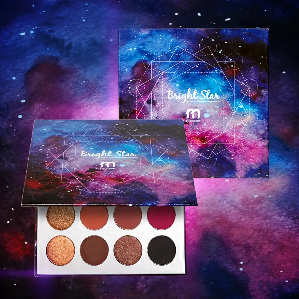 16 цветов звездное небо блеск Тени для век Nake Pallete изюминка матовые Перламутровые тени для век Палитра Макияж Косметика TSLM1