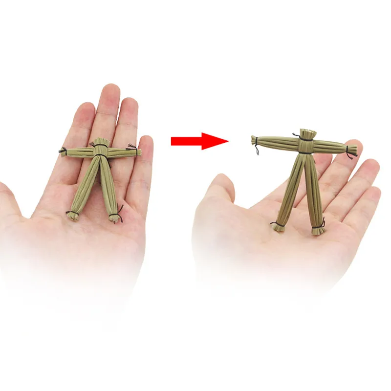 

Straw Voodoo Doll Magic tricks Doll Props mentalism,close up magic stage Accessories comedy amazing toys April Fool's Day E3068
