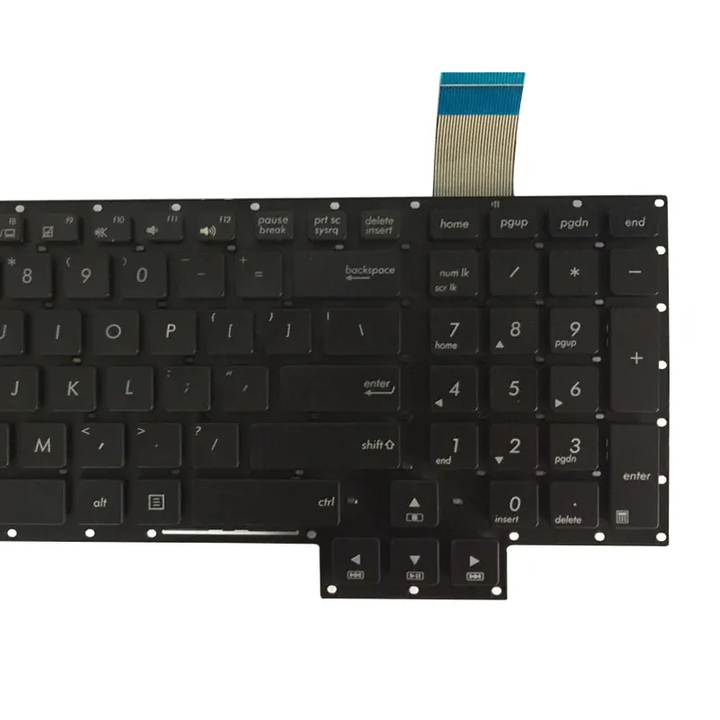 Новая английская черная клавиатура для ноутбука Asus G750 G750JH G750JM G750JS G750JW G750JX