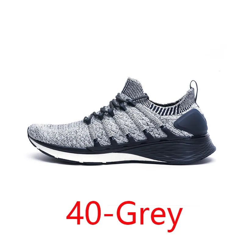 Grey-40 Xiaomi Mijia кроссовки 3 мужские спортивные кроссовки Uni-moulding 3D Fishbone Lock системы Вязание верхние кроссовки машинная стирка - Цвет: Grey-40