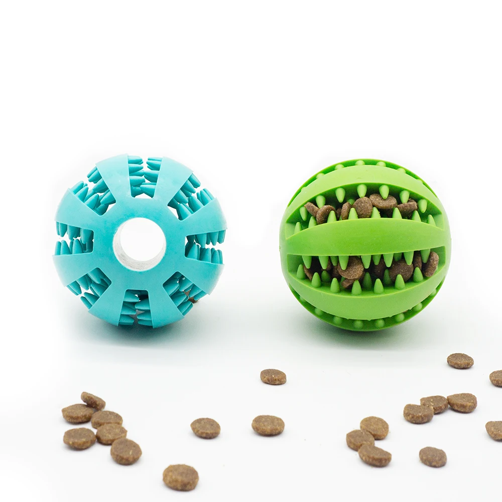 

Rubber Leaking Dog Toys Funny Snack Toys for Small/Medium Dogs Puppies Tooth Cleaning Ball Pet Products for Dropshipping