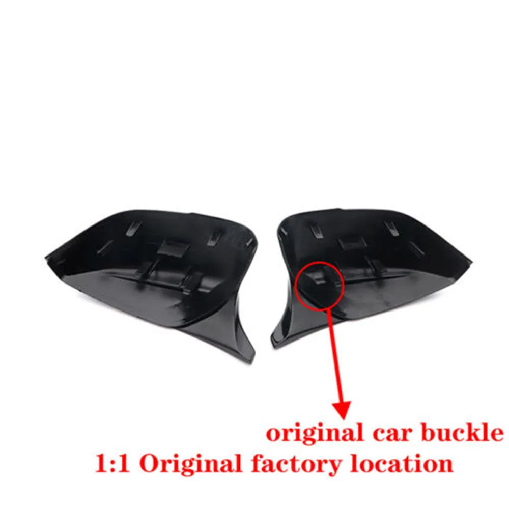 

Глянцевая черная крышка для зеркала для Infiniti Q50 Q60 QX30 Q70 2014-2021, сменная Крышка для бокового зеркала, крыло задней двери, заднего вида