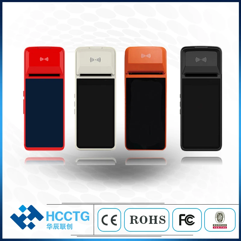 4G + Wifi Bluetooth сенсорный экран портативный терминал Android POS с принтером|Сканеры| |