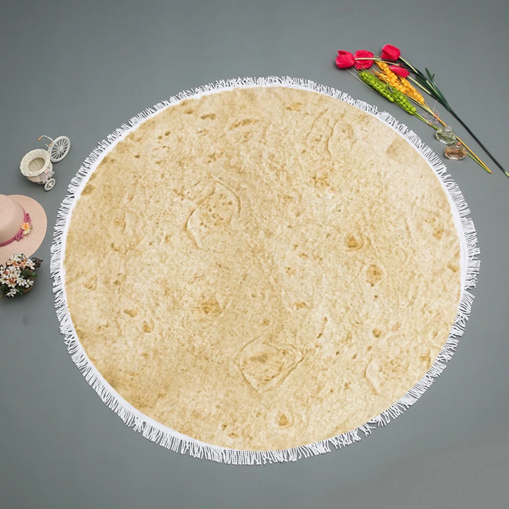 Мексика Tortilla круглый ковер дети теплый декоративный коврик одеяло ковровое