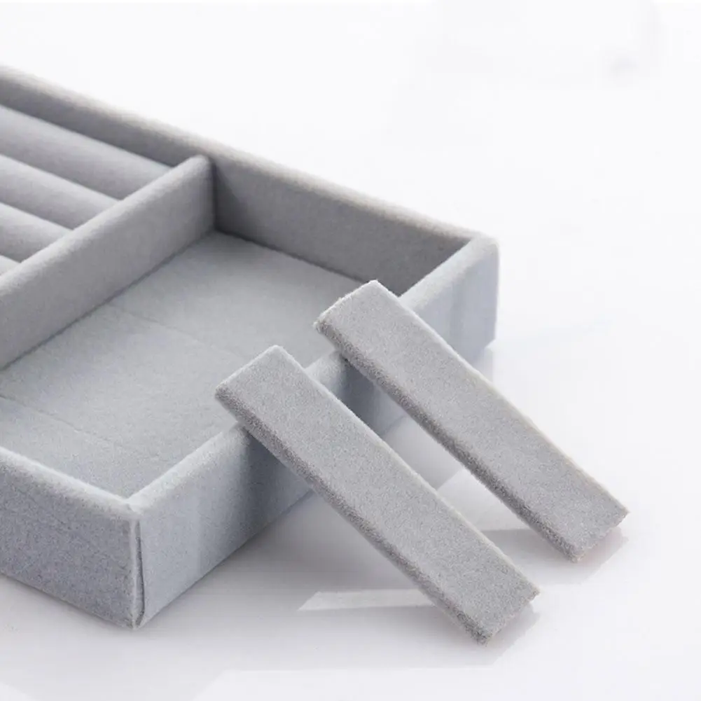 Многофункциональный портативный бархатный органайзер для ювелирных изделий