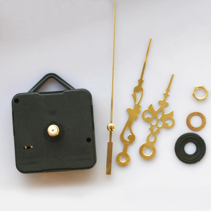 1 компл. Простой ремонт Сделай Сам золотые стрелки кварцевые настенные часы