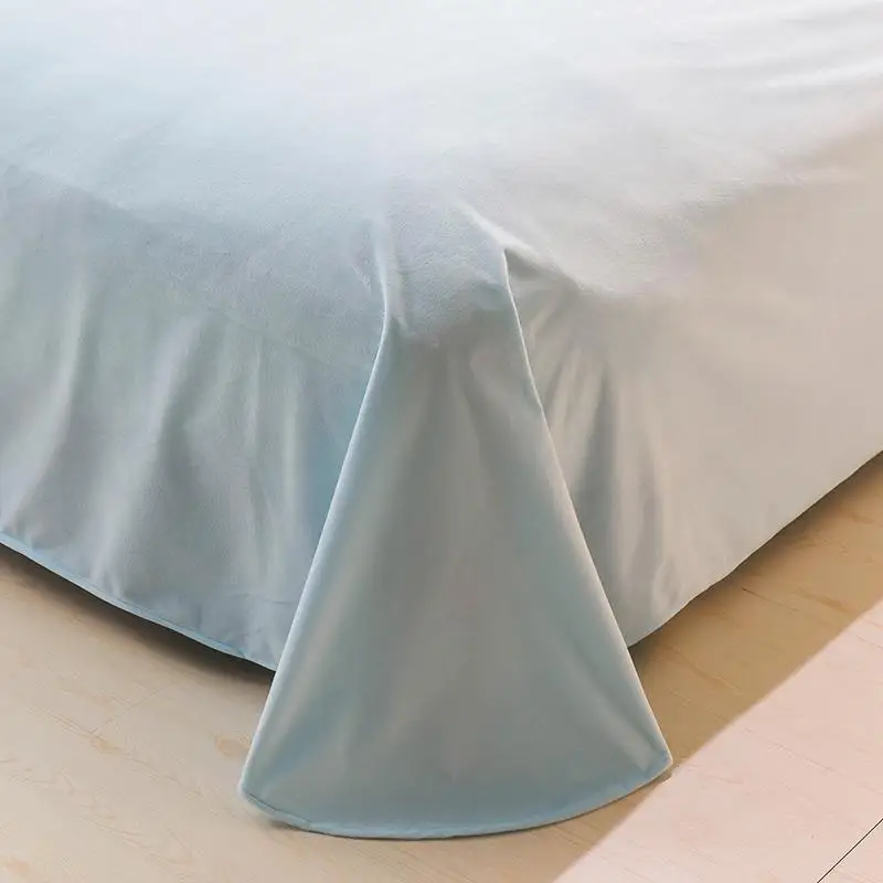 Blue Pink Purple Soft Berber Fleece Princess Girl White Lace Bedding Set Fabric Duvet Cover Bed sheet/Linen Pillowcases |