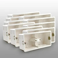 refractories material new wall switch mounting box internal cassette white socket installation box pvc 1708050mm standard