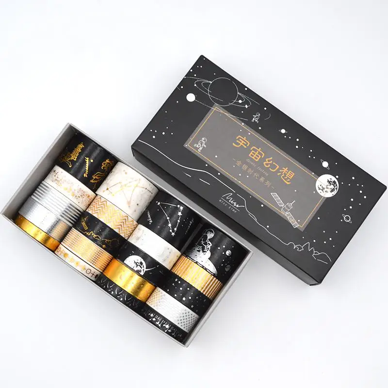 20 рулонов/лот Foiling Universe васи лента Набор DIY Крафтовая Маскировочная лента для скрапбукинга для дневника канцелярские принадлежности для альбома школьные принадлежности подарок - Цвет: Universe world