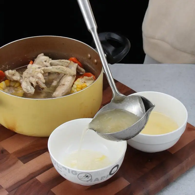 Grease Trap Stainless Steel Oil Separation Spoon 304 Filter Skimmer Separate Spoons For Soup | Дом и сад