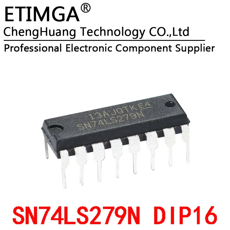 5 шт./лот SN74LS279N 74LS279 DIP16 Logic RS flip-flop atch | Электронные компоненты и принадлежности