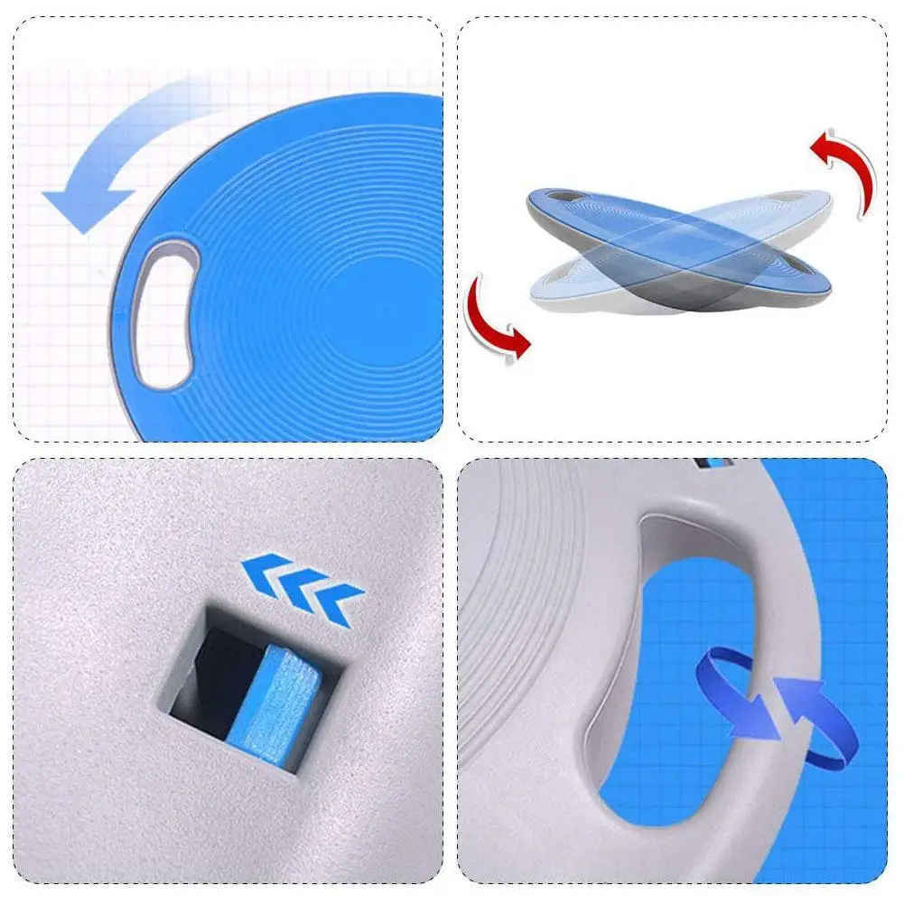 Йога Доска для баланса Фитнес 360 градусов вращения массаж стабильности диск