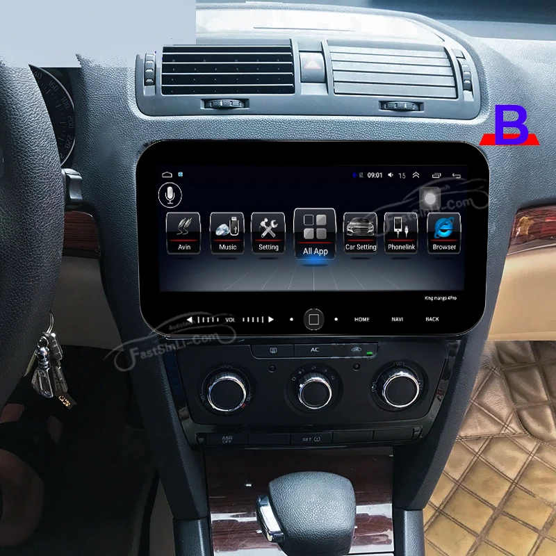 Автомагнитола для Skoda Octavia 2 A5 10 25 2008 2010 2011 2012 мультимедийный видеоплеер навигация