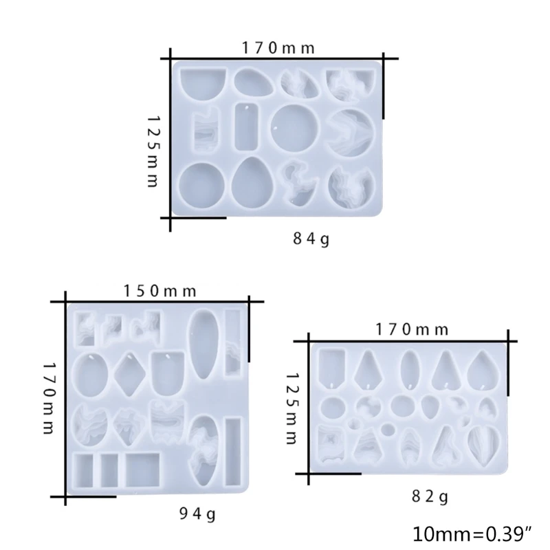 

Earring Beach Landscape Crystal Epoxy Resin Mold Nature Coastline Island Pendant Silicone Mould DIY Crafts Chic Jewelry Making