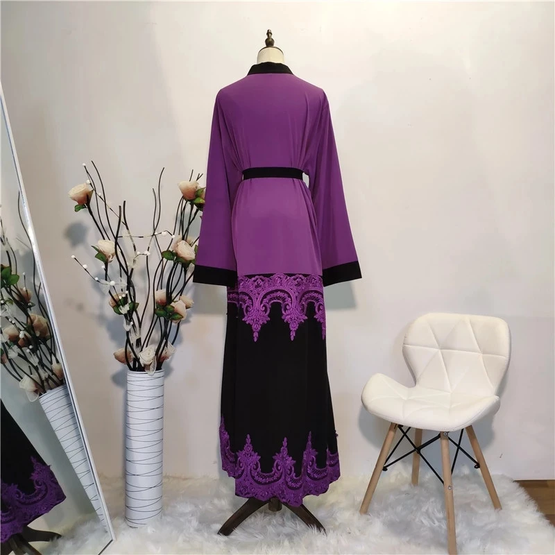 

Open Abaya Kimono Hijab Muslim Dress Abayas For Women Moroccan Kaftan Dubai Oman Caftan Marocain Turkey Islamic Clothing Habaya