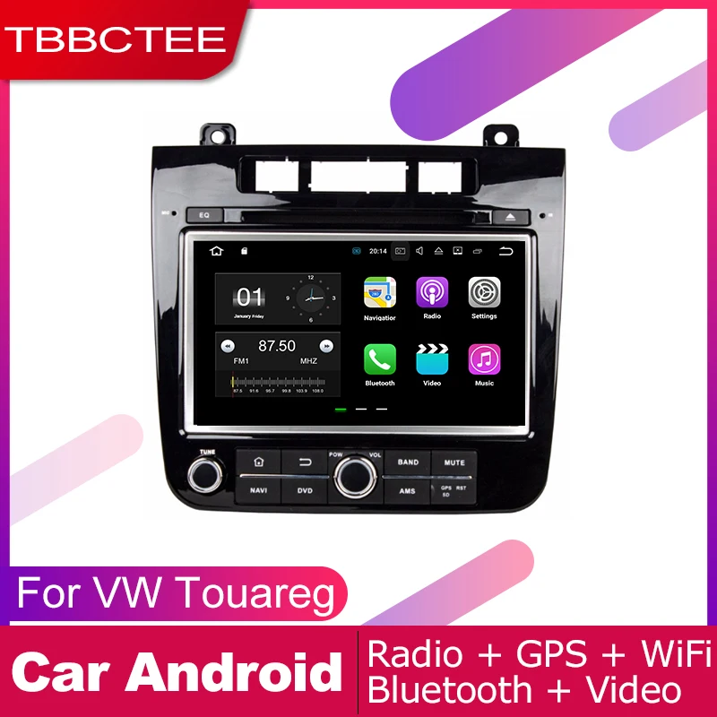 Автомобильный dvd-плеер TBBCTEE мультимедийный проигрыватель с gps для Volkswagen VW Touareg 2010 ~