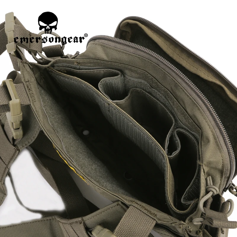 Emerson gear тактическая D3CR микро нагрудная установка Модульная для тарелок жилет MOLLE