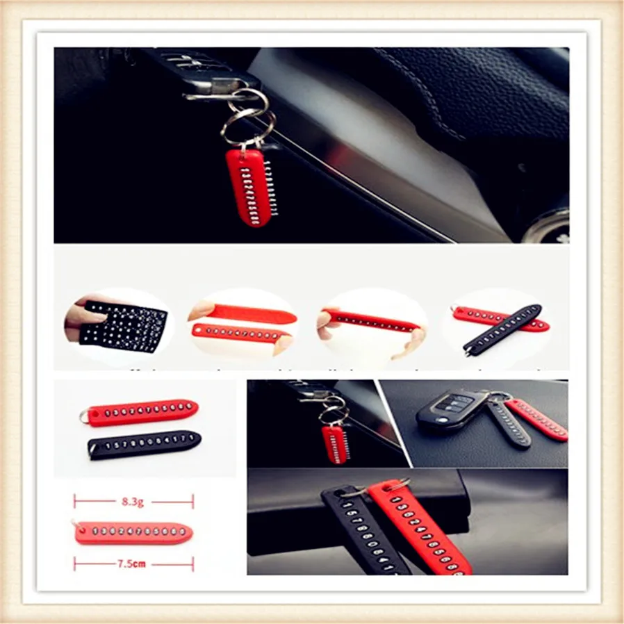 Анти потерянный телефон номерной знак брелок подвеска авто для Peugeot 206 307 406 407 207 208