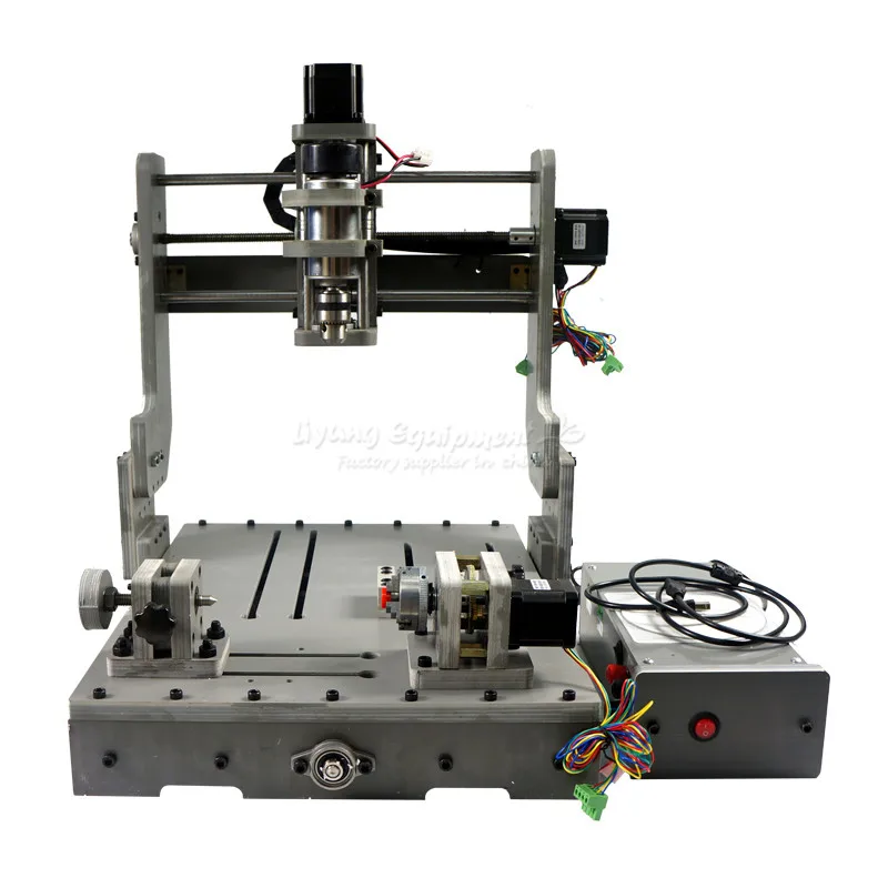 DIY wood cnc router 3040 usb port 4axis 300w engraving milling machine kit parts with bits Mach3 controller | Инструменты