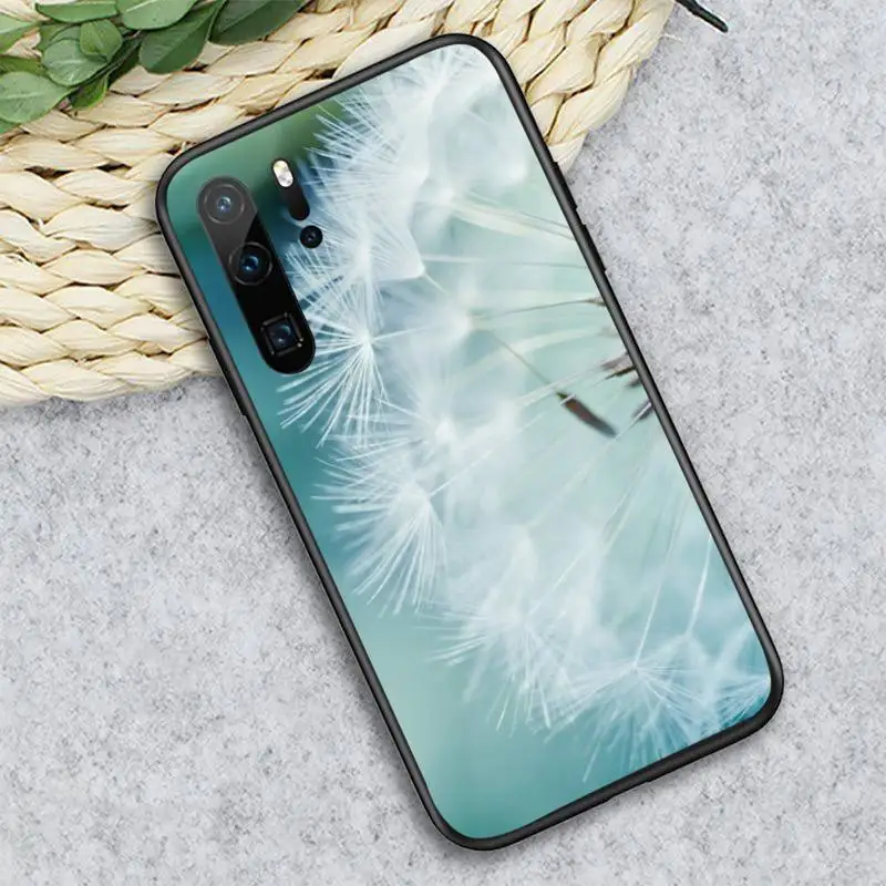 

Dandelion flower plant pattern Phone Case For Huawei honor Mate P 10 20 30 40 i 9 8 pro x Lite smart 2019 nova 5t