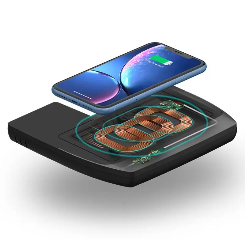 Car Qi Wireless Charger Mobile Phone Charging Pad for Honda Civic- Q84A