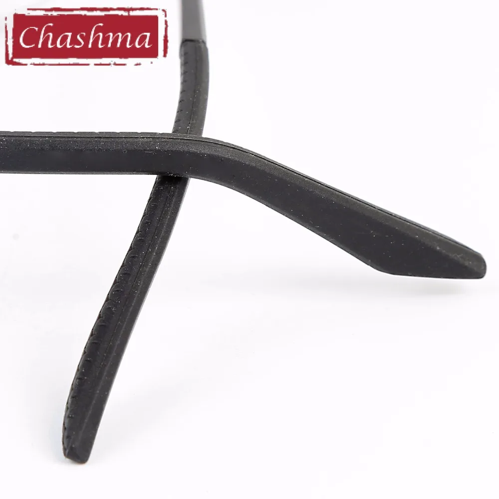 

Chashma Brand TR90 Frame Aluminum Magnesium Temple Spring Hinge Fashion Half Frame Eyeglasses Sport Style Glasses Frames for Men