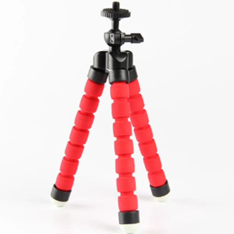 Гибкий штатив Осьминог для телефона с зажимом IPhone 8 7 6 Dslr Gopro Xiao Yi 4K SJCAM подставка