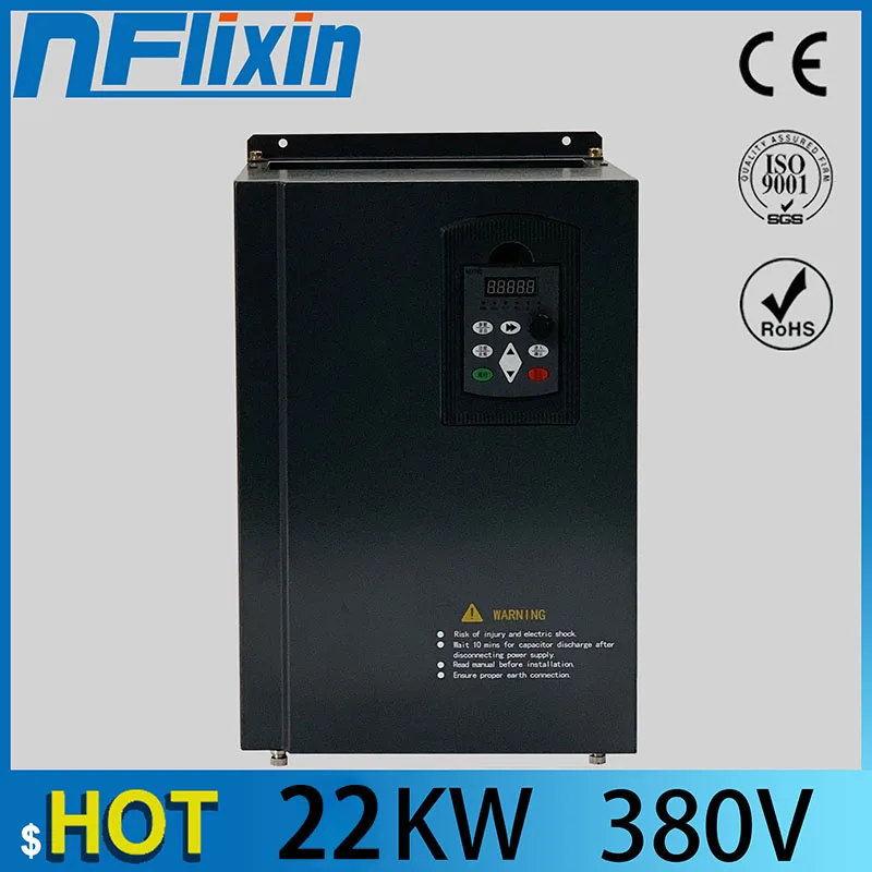 

22KW/3 Phase 380V/45A VSD Inverter- Free Shipping-Shenzhen Hongchuan vector control 22KW Frequency inverter/ Vfd 22KW