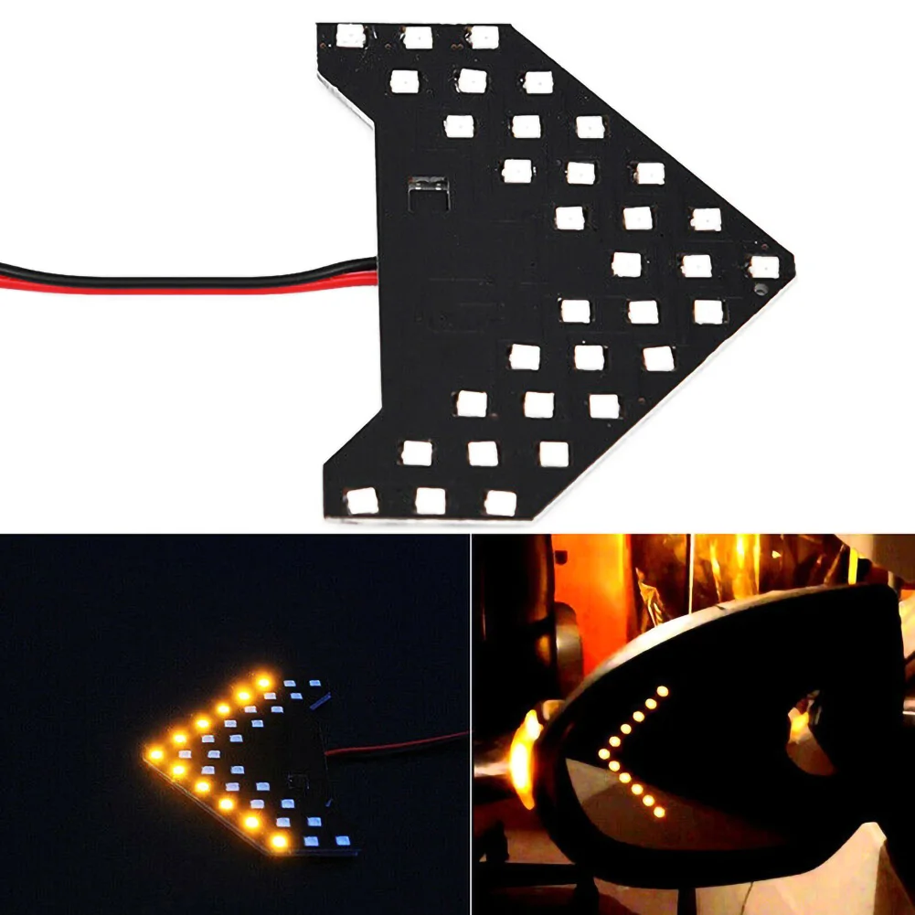 

Amber 33-SMD Sequential LED Arrows For Car Side Mirror Turn Signal Lights