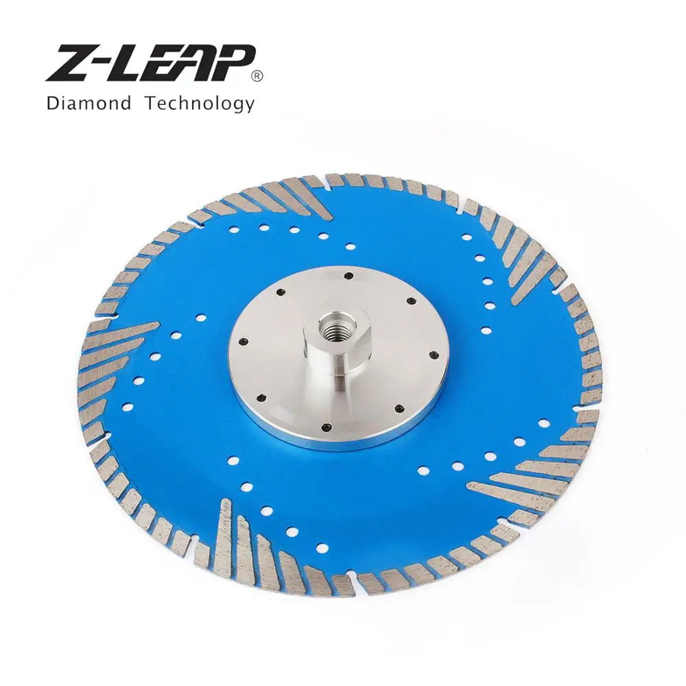 Алмазная пила с фланцем M14 9 дюймов горячий прессованный режущий диск для
