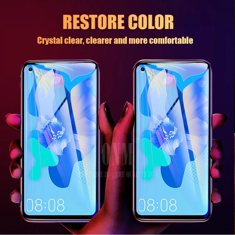 Антишпионское закаленное стекло для huawei P20 lite (2019) полное покрытие Защита экрана