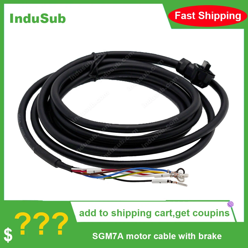 

SGM7A Motor Power Cable JZSP-C7M24G-03-E JZSP-C7M24G-05-E JZSP-C7M24G-10-E JZSP-C7M24G-15-E JZSP-C7M24G-20-E motor cable 3m 5m