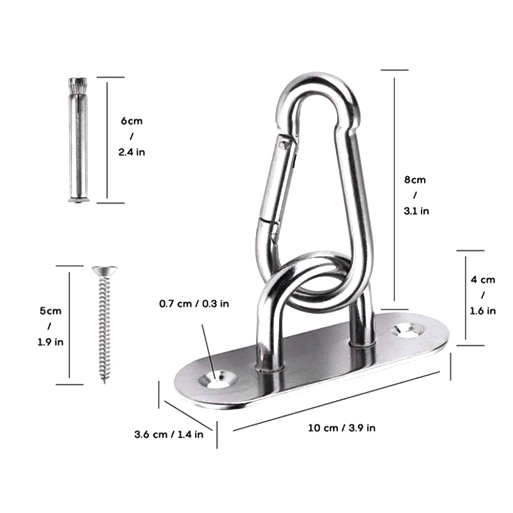 Потолочный кронштейн Нержавеющая сталь настенный для подвесные ремни
