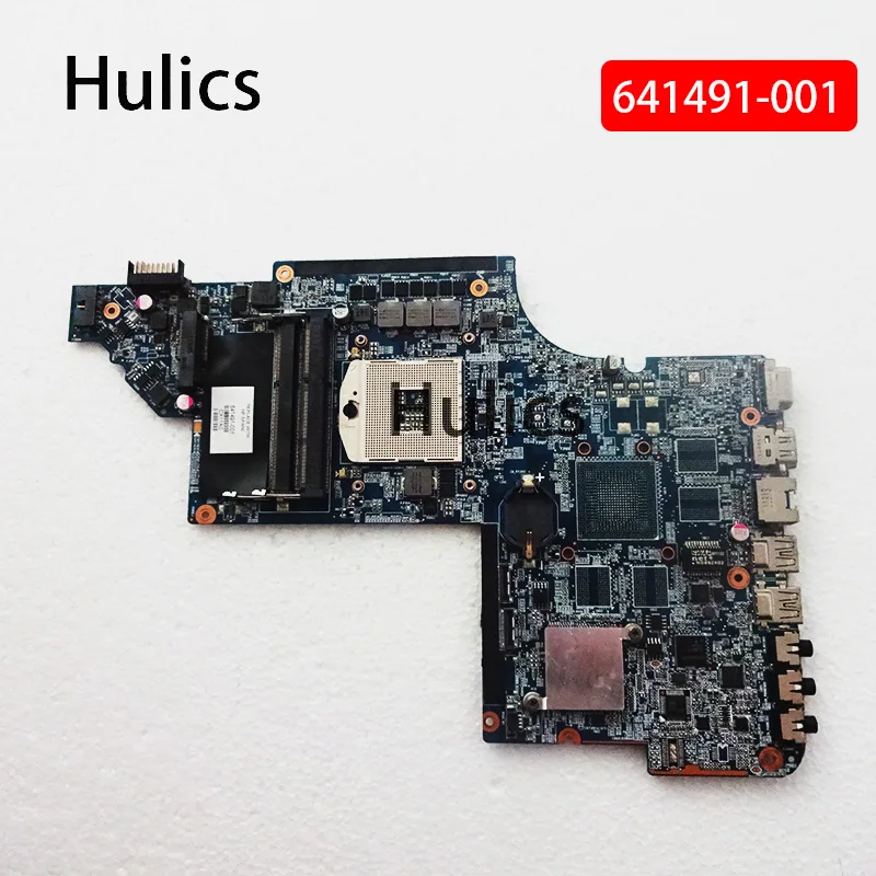 Hulics Используется для ноутбукаМатеринская плата HP Pavilion DV6 DV6-6000 DDR3 641491-001 641491-501 Основная плата 641491-601 DDR3