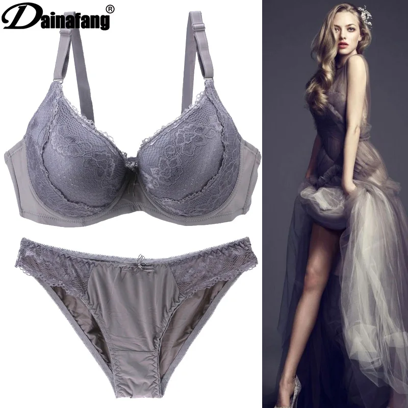 Новый комплект нижнего белья сексуальные кружевные бежевые бюстгальтеры